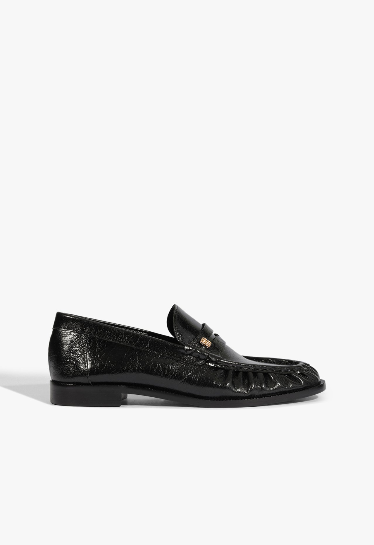 Mocassim Tyche Couro Preto | Schutz