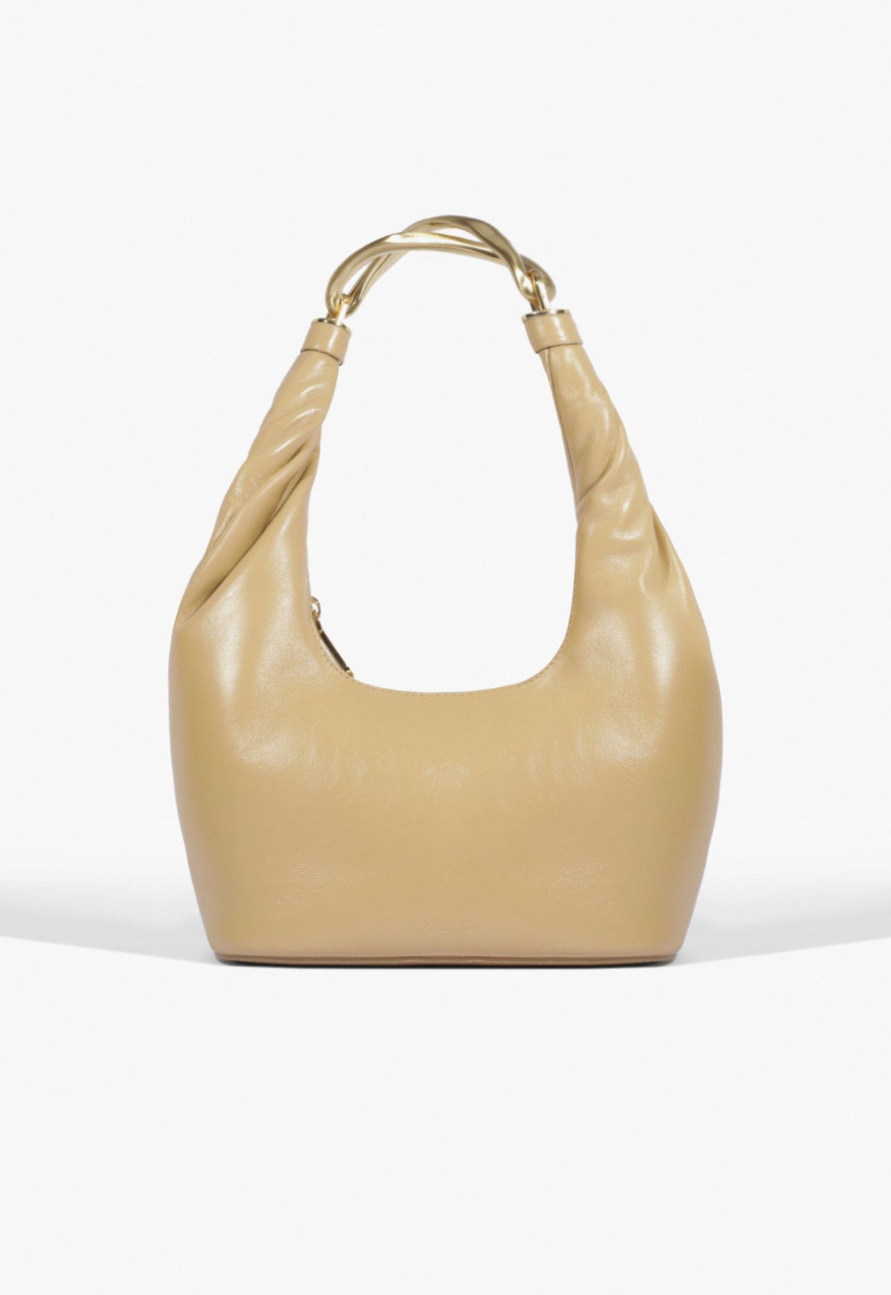 Bolsa Hobo Soleil Couro Bege | Schutz