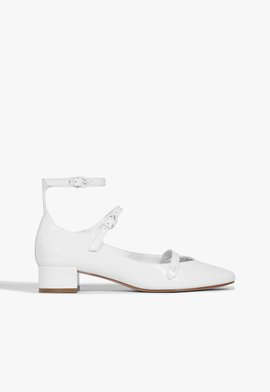 Sapato Boneca Verniz Branco