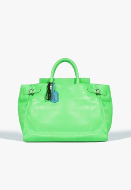 Bolsa Tote Grande Heaven Couro Verde
