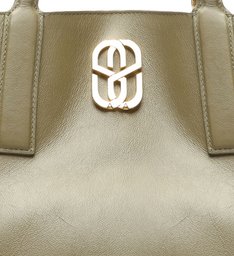 Bolsa Bag Double Face Verde/Dourada