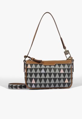 Bolsa Tiracolo Triangle Preta