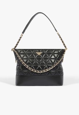Bolsa Hobo 944 Média Couro Preta