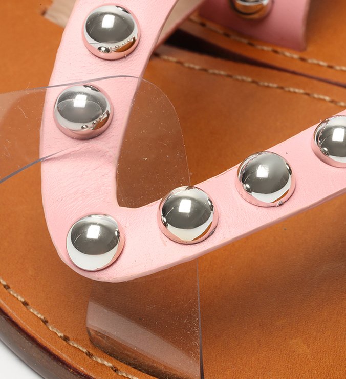 Flat Vinil Studs Pink Flat Vinil Studs Pink