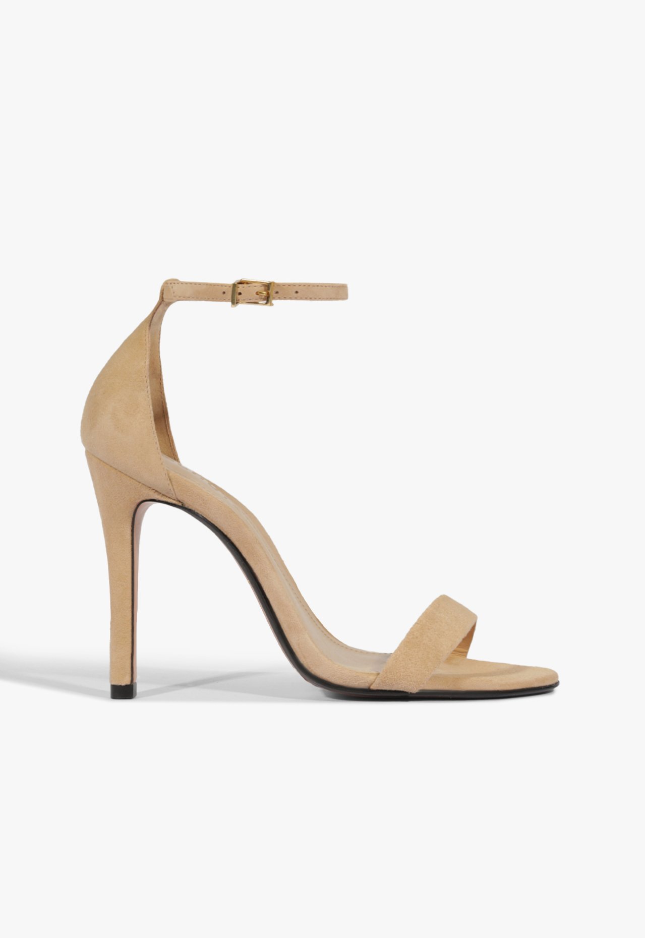 Sandália Gisele Salto Alto Couro Bege | Schutz