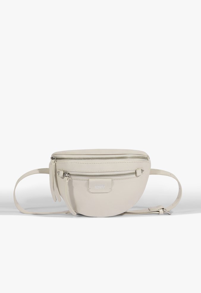 Vista 3 Pochete Aurora Couro Branca | Schutz Schutz BR Branco Schutz BR Branco