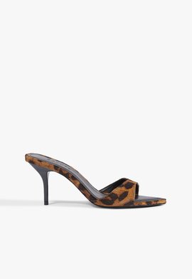 Sandália Elodie Couro Animal Print