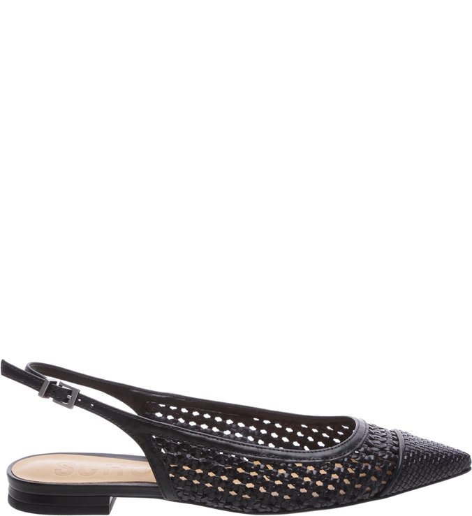 Flat Tressê Slingback Black Flat Tressê Slingback Black