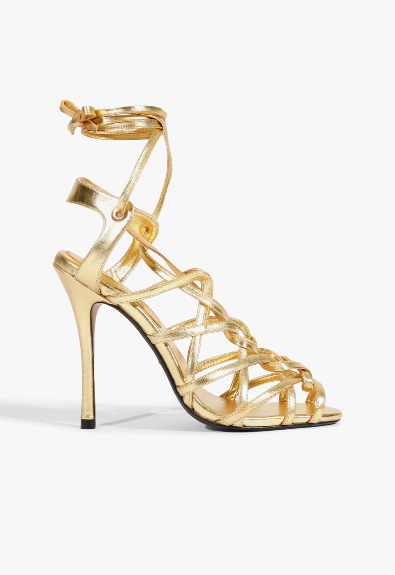 Sandália Leah Couro Dourado | Schutz