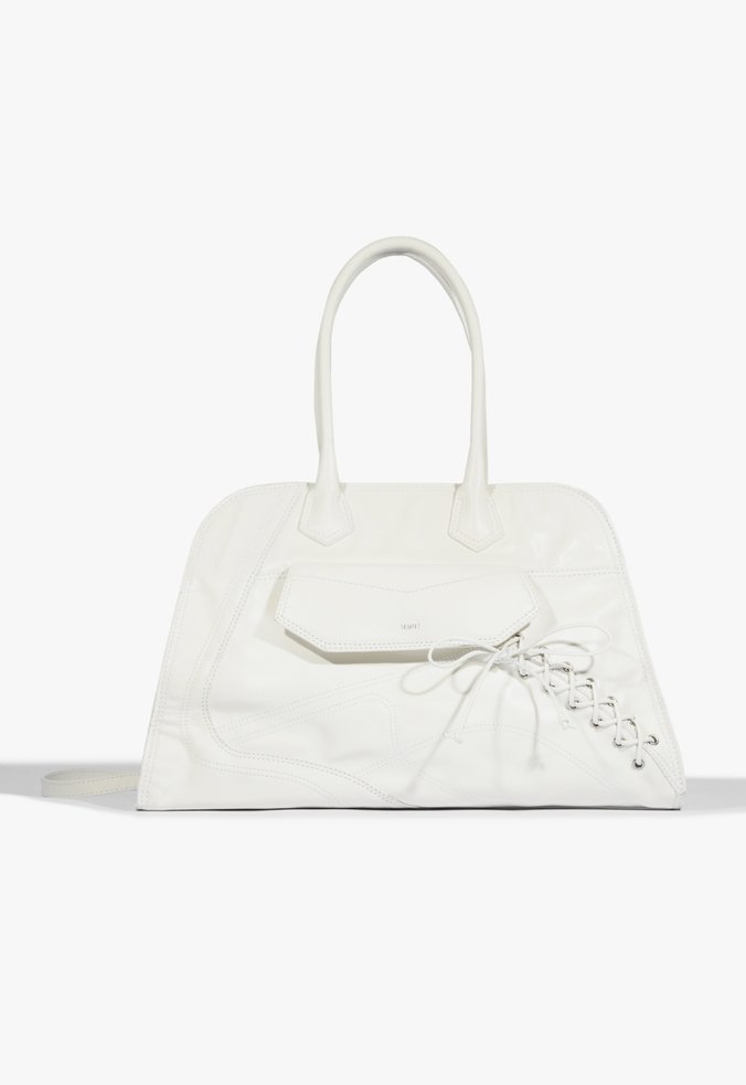 Bolsa Maxi Tote Aryna Couro Branca