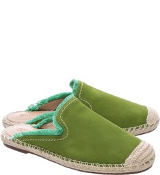 Sapato Mule Braid Verde