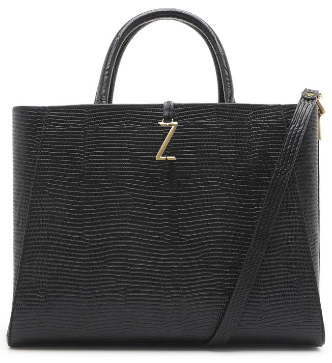 Shopping Bag A to Z Black Shopping Bag A to Z Black