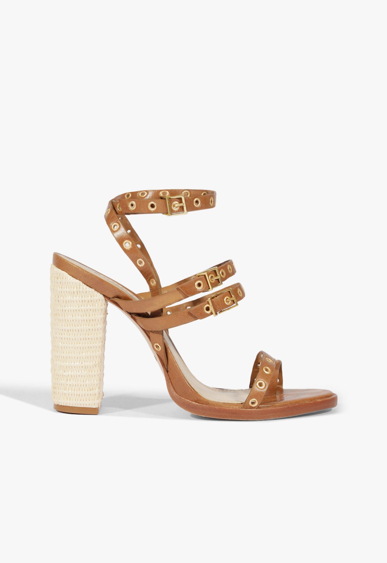 Sandália Annete High Couro Marrom | Schutz