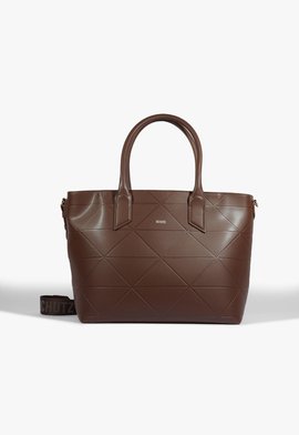 Bolsa Tote Tiracolo Grande Maely Marrom