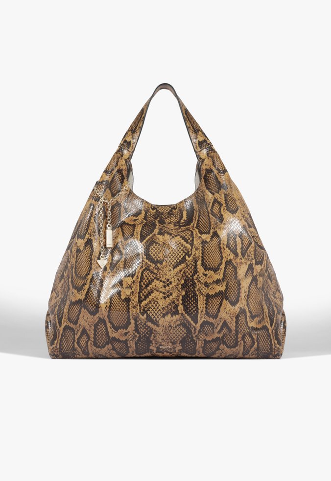 Bolsa Hobo Agnes Couro Snake