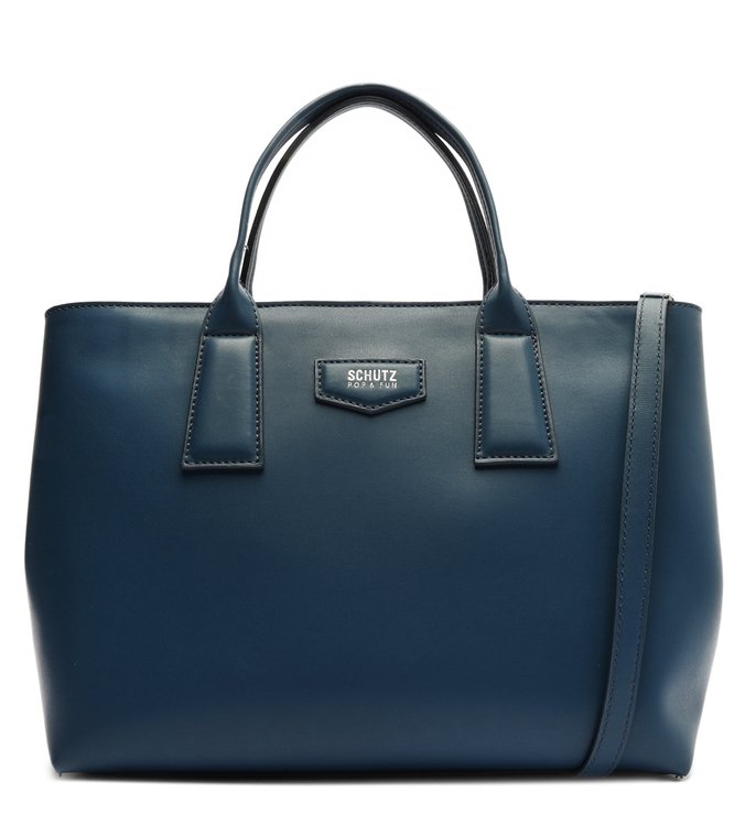 Bolsa Tote Média Azul