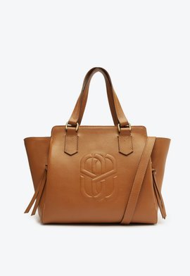 Bolsa Tote Grande Couro Marrom