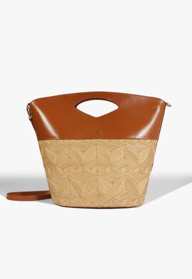 Bolsa Beach Couro Marrom