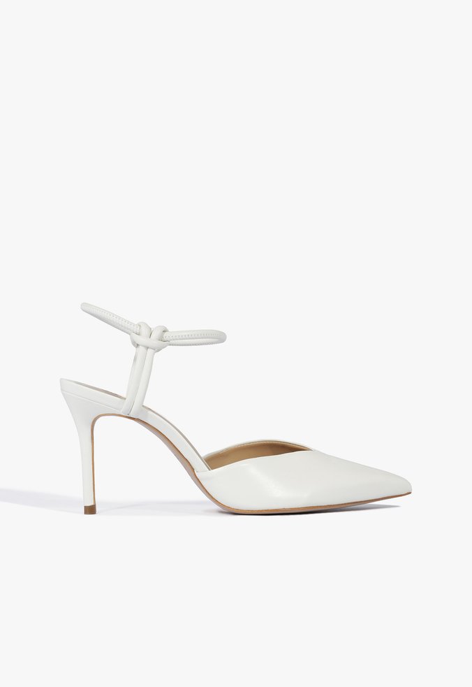 Scarpin Knots Branca