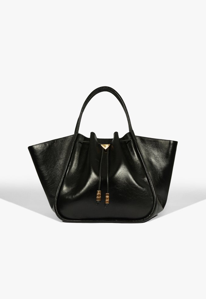 Bolsa Maxi Shopping Jess Couro Preta