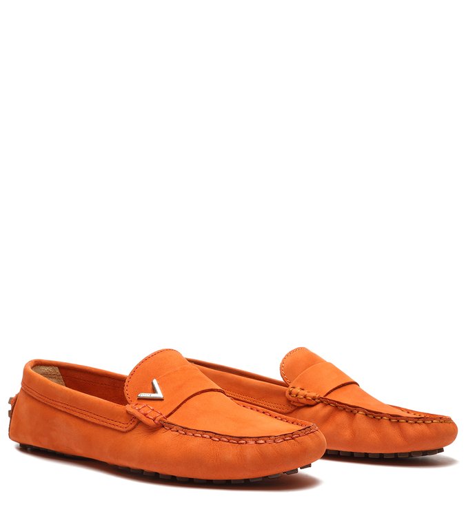 Sapato Mocassim Triangle Laranja Sapato Mocassim Triangle Laranja