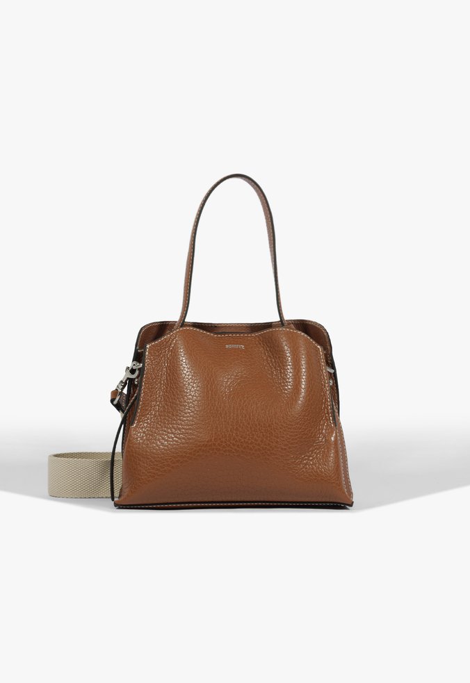 Bolsa Hobo Média Couro Marrom