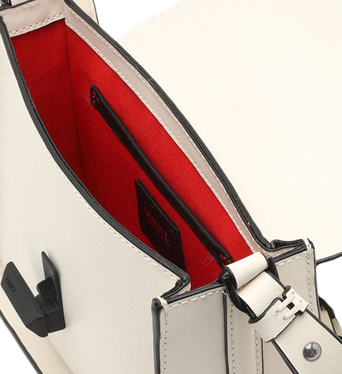 Crossbody Meghan Minimal White Crossbody Meghan Minimal White