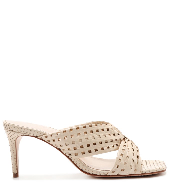 Sandália Mule Texturas Branca