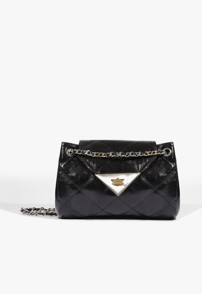 Bolsa Média S95 Couro Preto