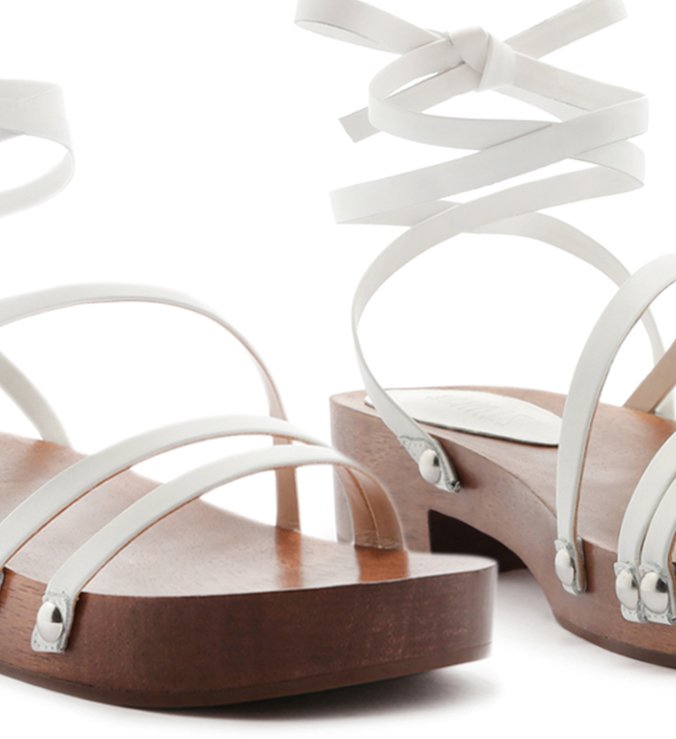 SANDÁLIA RASTEIRA STRINGS LACE-UP WHITE SANDÁLIA RASTEIRA STRINGS LACE-UP WHITE