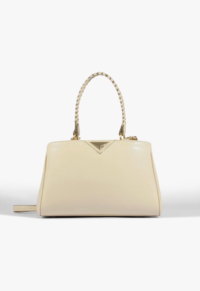 Bolsa Mini Tote Sunny Couro Off White