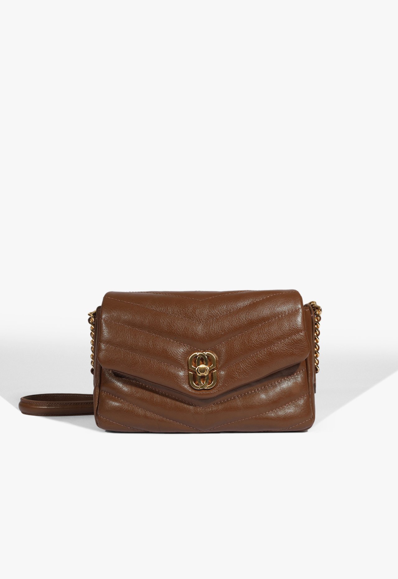 Bolsa Tiracolo Elara Couro Marrom | Schutz