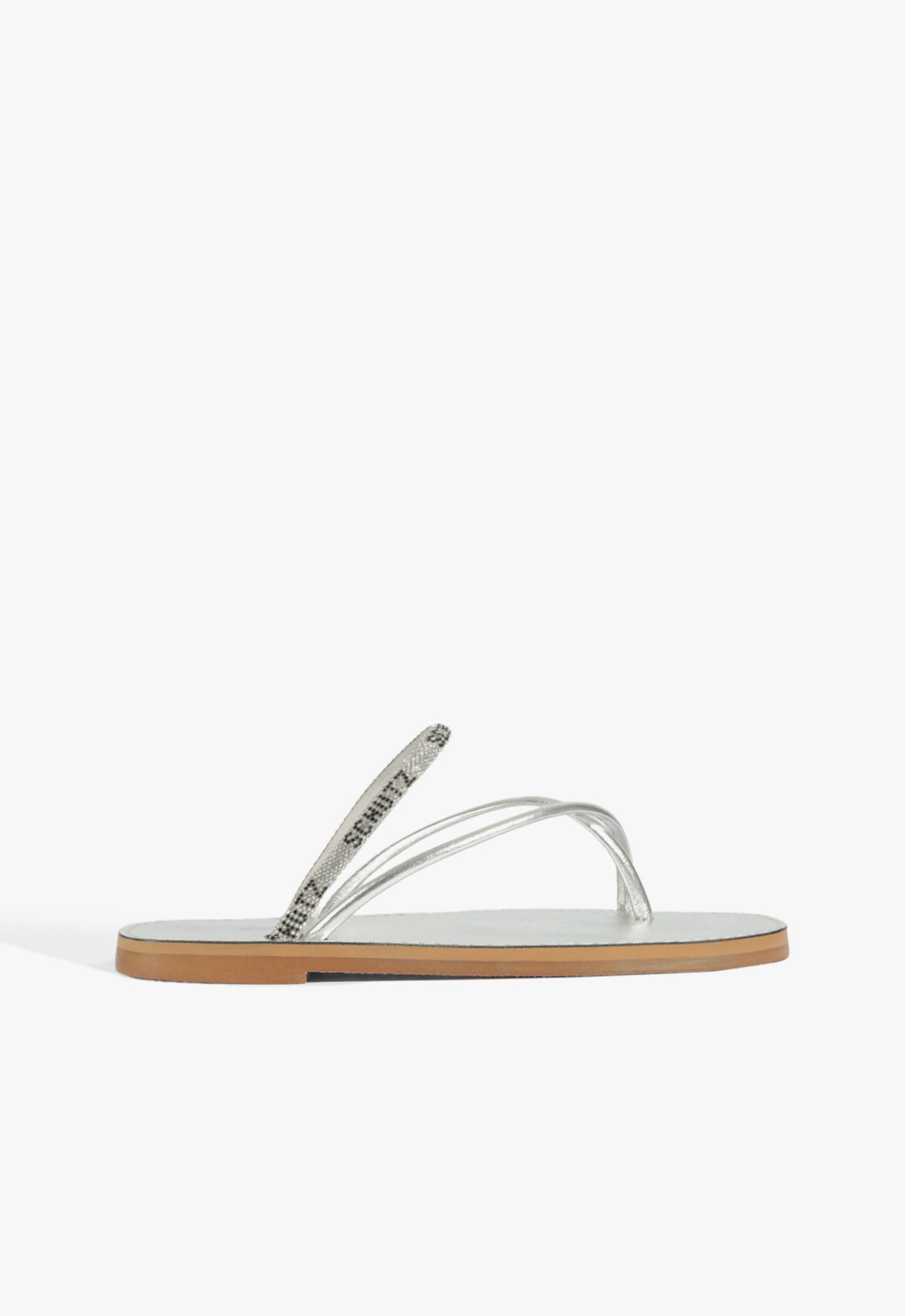Sandália Rasteira Prata | Schutz