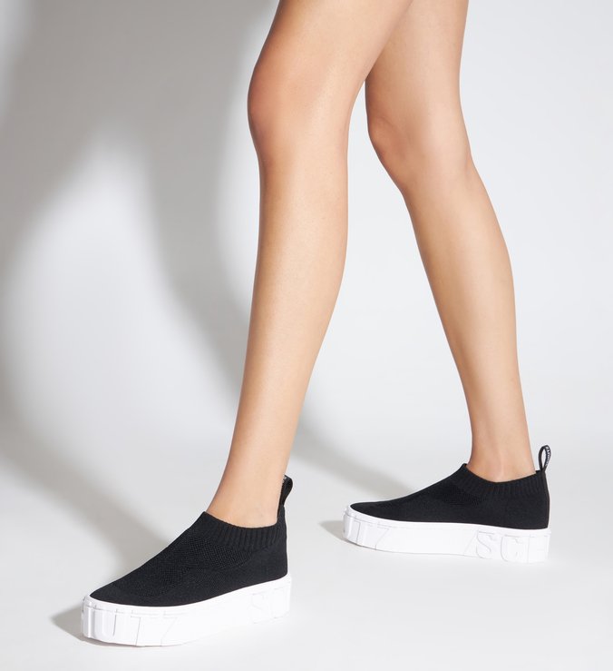 Tênis Slip On Mauli Knit Preto Tênis Slip On Mauli Knit Preto
