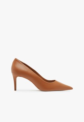 Scarpin Couro Caramelo