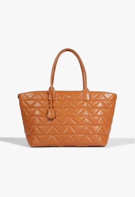 Bolsa Shopping Paris Couro Marrom