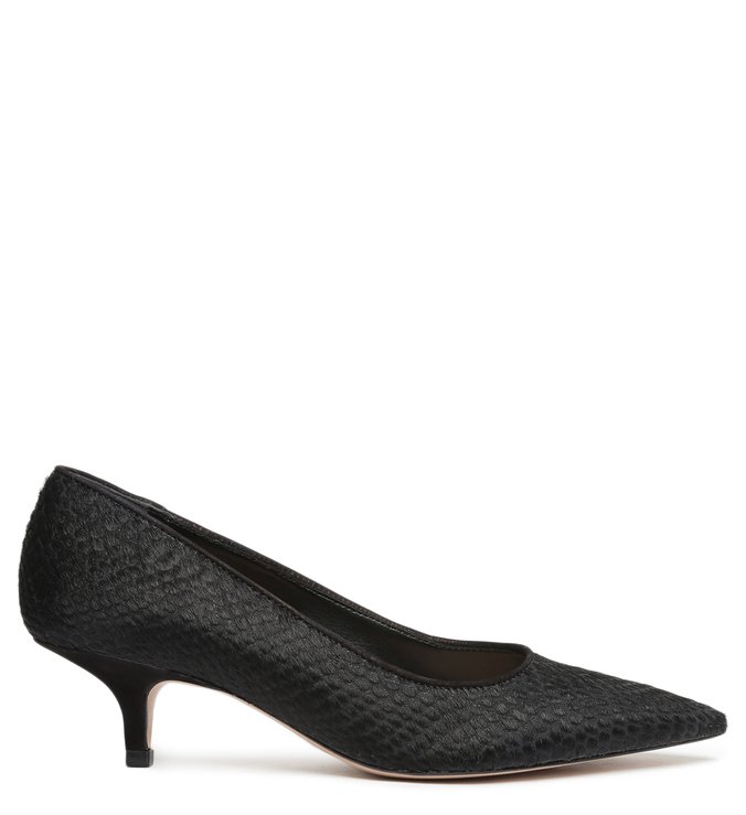 Sapato Scarpin Couro Preto