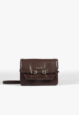 Bolsa Tiracolo Hari Couro Marrom