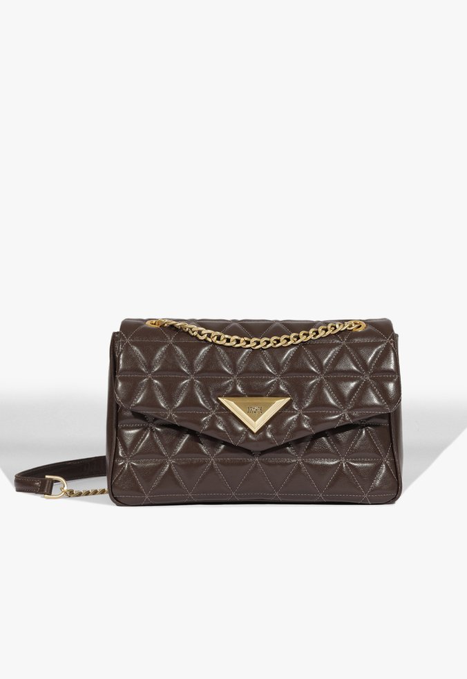Bolsa Tiracolo Grande 944 Couro Marrom