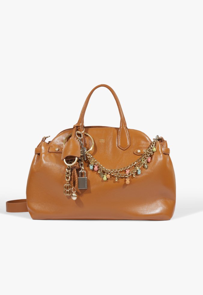Bolsa Tote Tote Broadway Summer Grande Couro Marrom