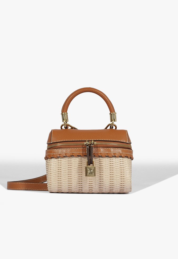 Bolsa Lorena Picnic Mini Palha
