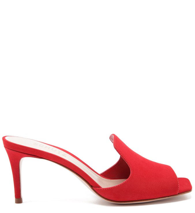 SANDÁLIA MULE MID HEEL CLUB RED SANDÁLIA MULE MID HEEL CLUB RED