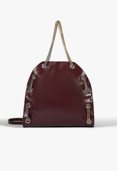 Bolsa Cassie Couro Vinho