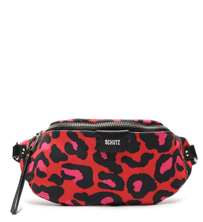 Pochete Neoprene Animal Print PInk