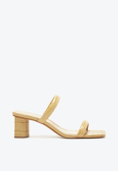 Sandália Mule Ully Couro Marrom | Schutz