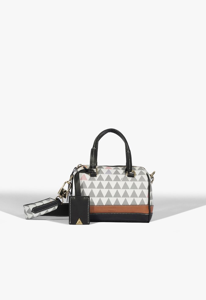 Bolsa Bowling Pequena Triangle Branca
