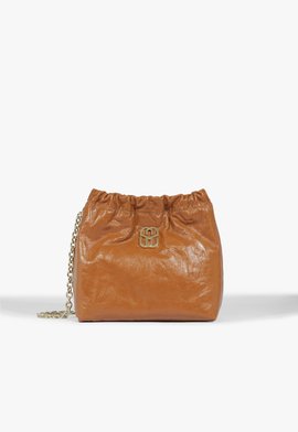 Bolsa Tiracolo Hoover Couro Marrom