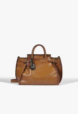 Bolsa Tote Grande Heaven Heritage Couro Marrom