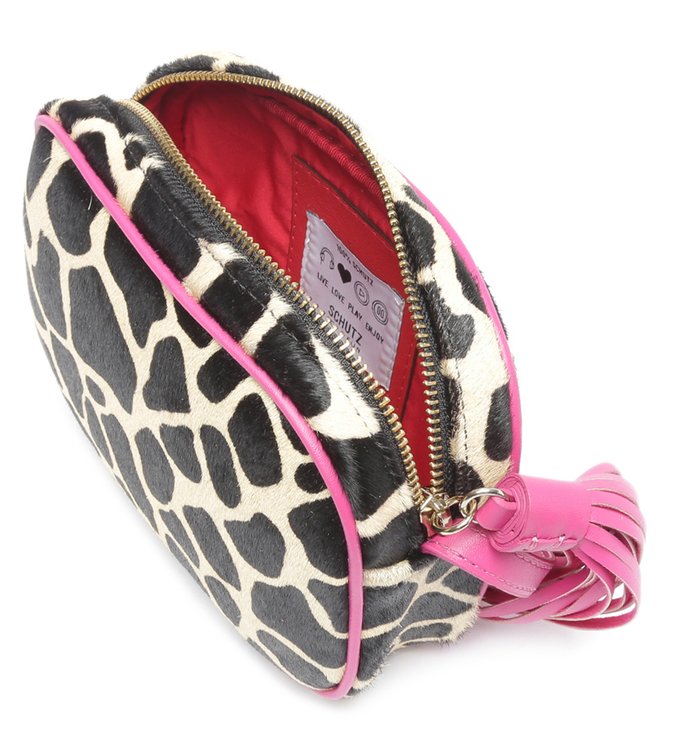 Bolsa Tiracolo Pequena Kate Girafa Rosa Bolsa Tiracolo Pequena Kate Girafa Rosa