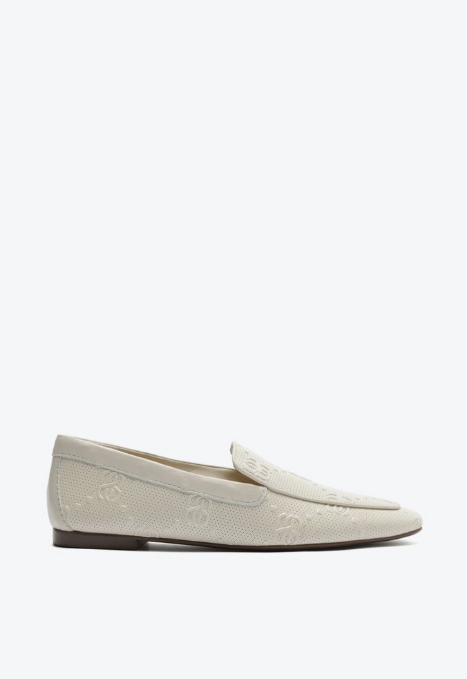 Mocassim Couro Branco